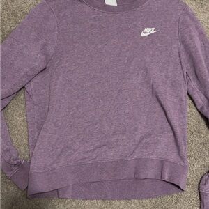Nike Heathered Purple Crewneck Sweatshirt